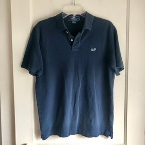 Men's Vineyard Vines Navy Blue Button Polo